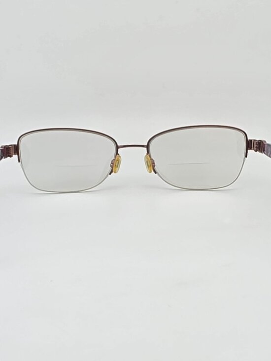 Altair A5037 601 Rose Gold Purple Semi Rimless Eyeglasses Frame 54-18-140 main image 6